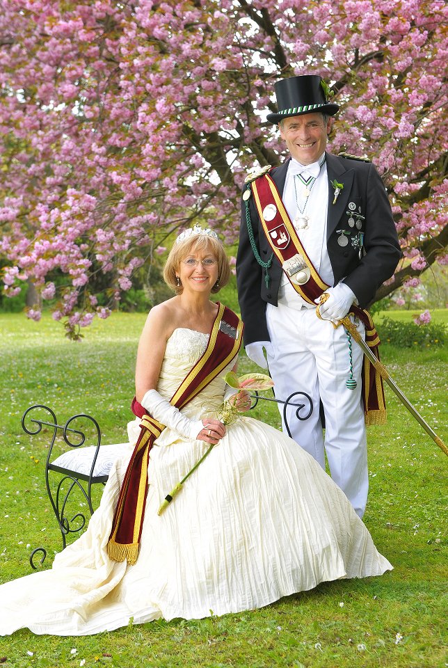 Königspaar 2011/2012 Wilfried III. Friess und Rita I. Welzel